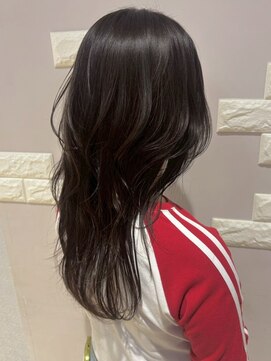 エクラバイナチュラル(eclat by Natural) 艶感レイヤースタイル/韓国ヘア/小顔カット/アッシュブラウン