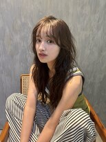 アリゲート ダイカンヤマ(Ari gate daikanyama)&nbsp;チョコレートブラウン×パーマ風巻き髪/10代20代30代