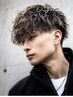 【リアルな欧米ヘア】men'sカット+メッシュorハイライト¥18900~