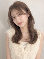 ノア(NOA)&nbsp;【NOA】韓国レイヤーくびれミディシースルー透明感ベージュ