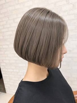 イルファ 北野田店(ehl：fa) 大人美人ミニボブ×艶グレージュ