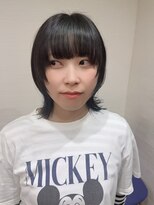 トコトコ(tocotoco)&nbsp;ウルフカット × ブルーブラック