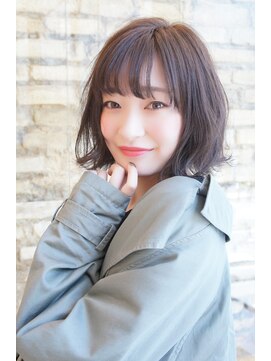 ビーハイブ 一番町店 アヴェダ(BEHIVE) 大人かわいい☆切りっぱなし外ハネショートボブ