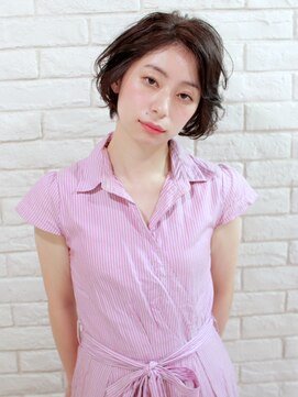 アミトヘアアンドサロン(amito hair&salon) 小顔に◎大人かわいい無造作小顔ショートボブ
