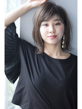 リップス デリコ(LIPS derico) 《LIPSderico》暗髪×小顔♪前下がり切りっぱなしボブ