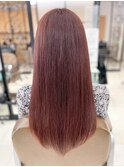 ブリーチなし☆艶髪ピンク