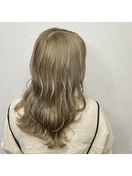 ヘアリゾートエーアイ 西日暮里店(Ai) ハイトーン ミルクティーベージュ