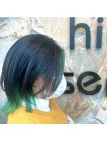 ナチュラルハイセンス 本店(natural high sense) ナチュラルウルフ×インナーカラー☆ 似合わせカット/町屋駅