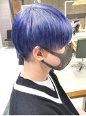 DAYS ネイビーカラー　ツーブロック【ナチュラル束感ショート】