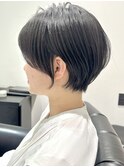 似合わせカット×2ヶ月長持ちショート×ネイビーブラック