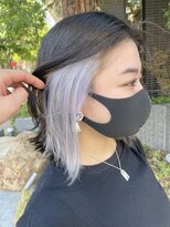 テテ(TETE) インナーカラー プラチナホワイト 心斎橋×長堀橋