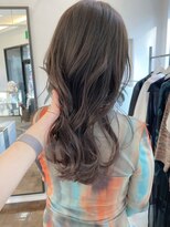 ヘアーアイスカルテット(HAIR ICI QUARTET) ロングレイヤー 韓国ヘア グレージュ オリーブグレージュ