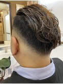 スキンフェード×バックスタイル