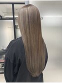 ハイライト×スモーキーグレージュ