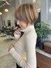 【廣田限定】小顔矯正カット＋白髪を明るく染める艶髪イノアカラー＋艶ケアTR
