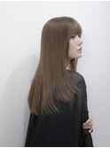 顔まわりレイヤー×明るめベージュカラー×髪質改善【 下北沢 】