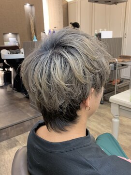 アルターリール(aL ter Rire) アッシュブラック/カルマパーマ/ベリーショート/鎌取/福原遼華