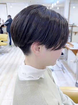 モリオ フロム ロンドン 成増店 【morio成増/児玉】黒髪 刈り上げハンサムショート