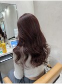 大人可愛い大人美人ふんわりカール小顔カットショコラアッシュ