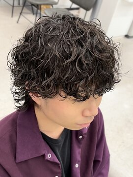 ノイズ キョウト(NOISM Kyoto) メンズ波巻きウルフパーマ