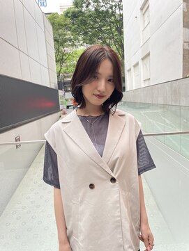 ロンドシェリ 仙台(Lond Cheri) レイヤーカット タッセルボブ ヘーゼルボブ 顔まわり韓国 前髪