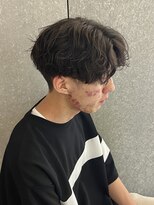 ニアウ 太田店(Niau)&nbsp;メンズナチュラルセンターパートシャドウパーマ質感重視パーマ
