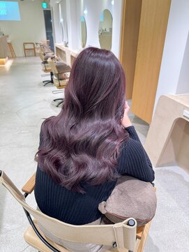 ウル 名古屋栄(ulu) カシスピンク/髪質改善/縮毛矯正/髪質改善縮毛矯正/名古屋栄