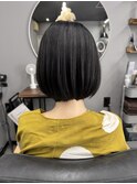 髪質改善縮毛矯正ボブ
