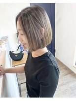 アーブル ヘアーアンドメイク(ARBRE) ショートボブハイライトグラデーションカラー