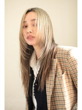 ファム(FAM) レイヤーロング ハイトーン ハイライト 代官山 中目黒 渋谷