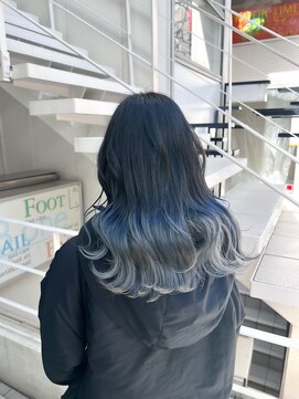 アソビセカンド 原宿(ASOBI 2nd) ダブルカラー/黒髪/ボブルフ/ネビージュ/原宿/前髪/グレー