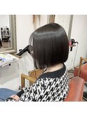 切りっぱなしボブ