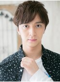 斜めバングアースカラーツーブロックマッシュY北浦和