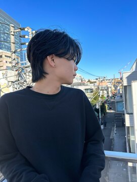 ロンドアンメゾン 原宿(Lond un Maison.) 【吉田智哉】フェザーショート、メンズパーマ、ダークアッシュ