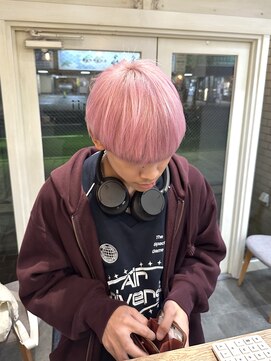 レミー(Remii) メンズマッシュ×ペールピンク　【Remi大通】