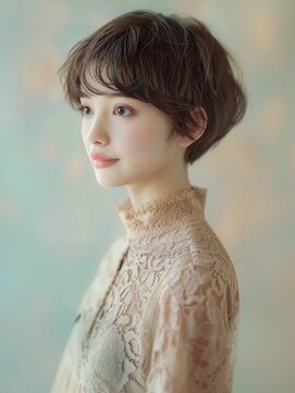 アルトリスト(Altruist Aging×HAIR&SPA) ☆イメチェンピンクベージュアンブレラカラー前髪クールショート