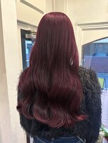 ラレイ ハラジュク(Lalei harajuku)&nbsp;【白石】ブリーチなしワインレッドボルドー韓国ヘア原宿10代20代