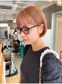 オレンジベージュ☆ミニボブ