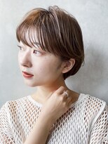 美髪ボブショートくびれヘア_58593