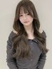 【ブリーチなしで透明感☆】カット＋ブリーチなしＷカラー+COTAケア4step