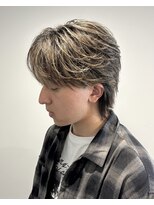 シェール(CHER)&nbsp;シースルーフェザーショート　ハイライト　フェザーパーマ