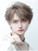 フェザーパーマフェザーショート毛流れセンターパート韓国ヘア空