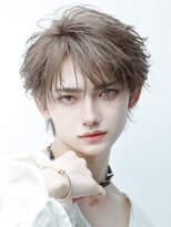 リップス 表参道店(LIPPS)&nbsp;フェザーパーマフェザーショート毛流れセンターパート韓国ヘア空