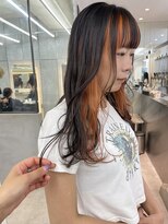 ロンドシエル 横浜(Lond ciel)&nbsp;インナーカラー/オレンジ/ブリーチ/ダブルカラー