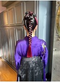 【e.dit tokyo macoto】卒業式ヘアセットアレンジ袴ヘア