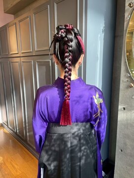 エディット トウキョウ(e.dit tokyo) 【e.dit tokyo macoto】卒業式ヘアセットアレンジ袴ヘア