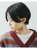 ショートボブ前髪なし/丸みショート/20代30代40代