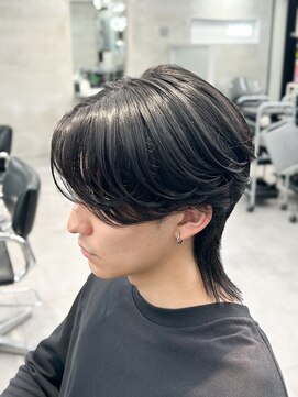 広島メンズ/中性ウルフ/メンズカット