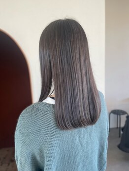 エニー(ENNY)の写真/なりたい色を諦めない♪白髪カバーでも理想の髪色へ◎一人ひとりの髪質に合わせたオーダーメイドなご提案!