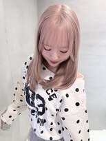 リンドトウキョウ ウメダ(LINDO TOKYO)&nbsp;梅田/大阪/くすみベージュ/ピンクヘアー/ダブルカラー